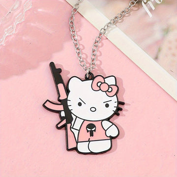 Hello Kitty "Guns Out" Necklace