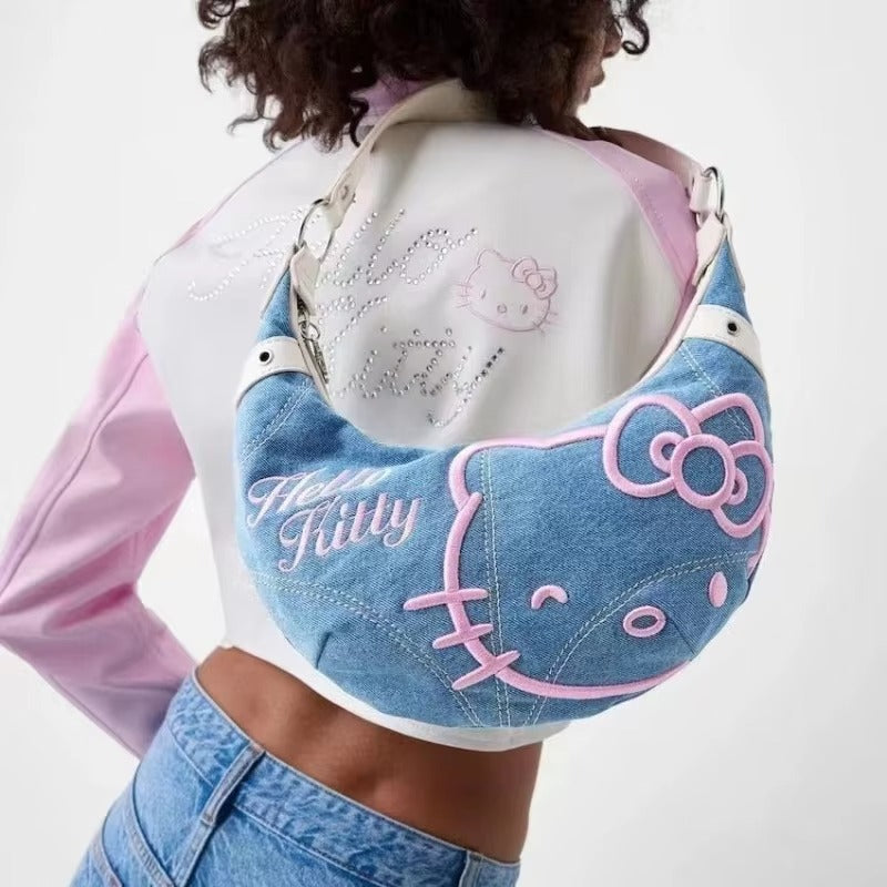Hello Kitty Denim Handbag